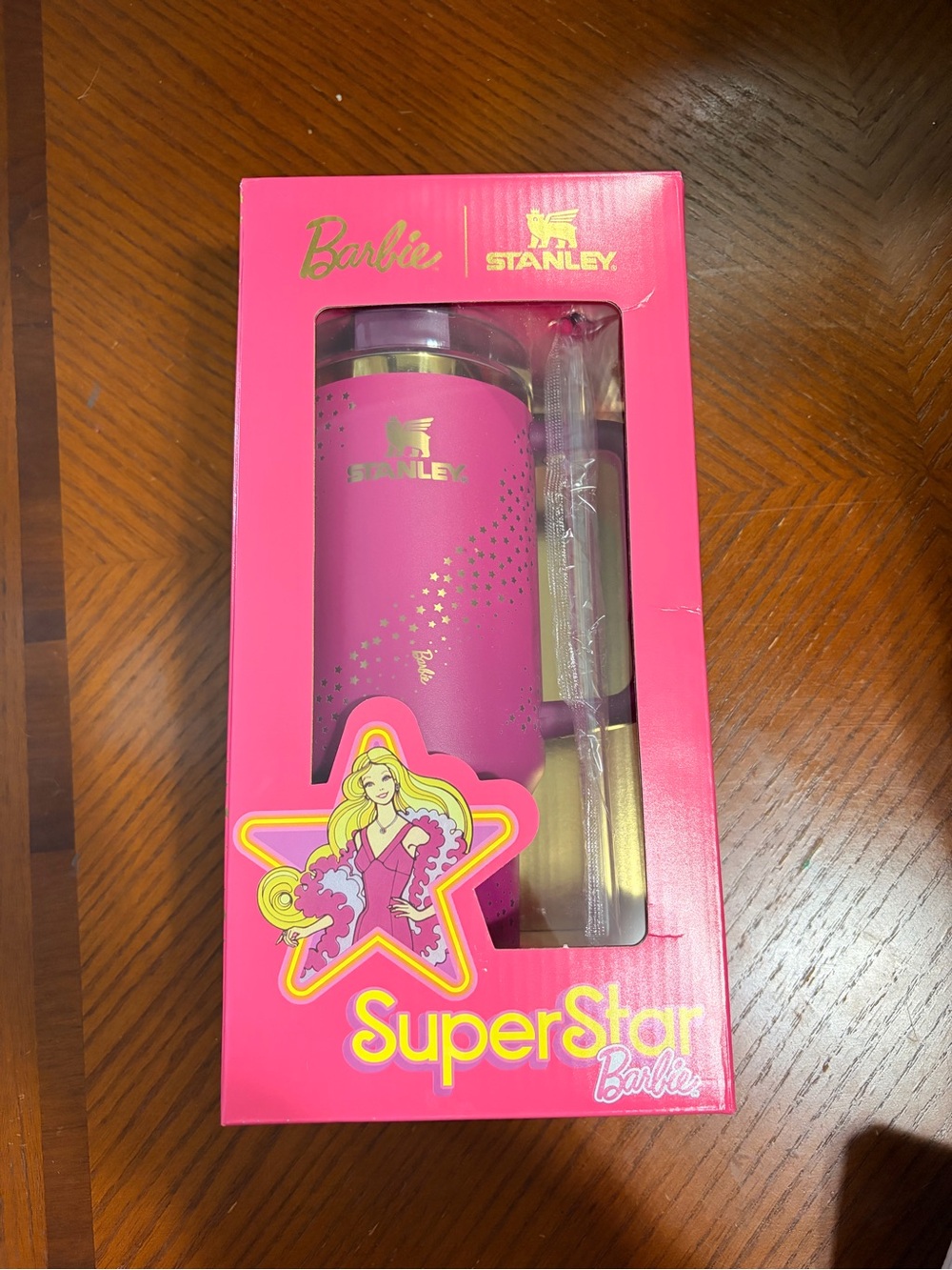 Stanley Pink & Gold Superstar Tumbler